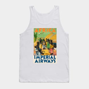 Africa Vintage Travel Poster 1932 Tank Top